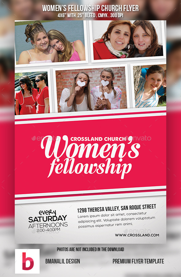 womens fellowship church flyer by bmanalil graphicriver fellowship flyers