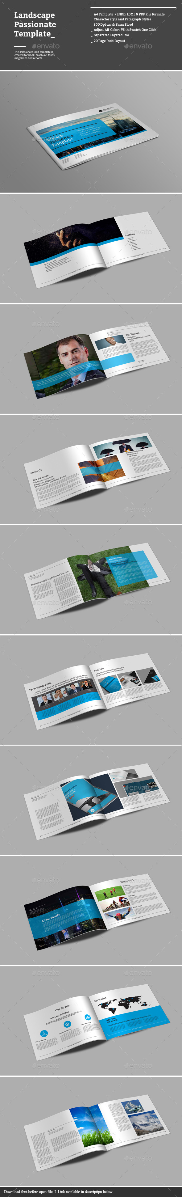 Landscape Passionate Templates - Corporate Brochures