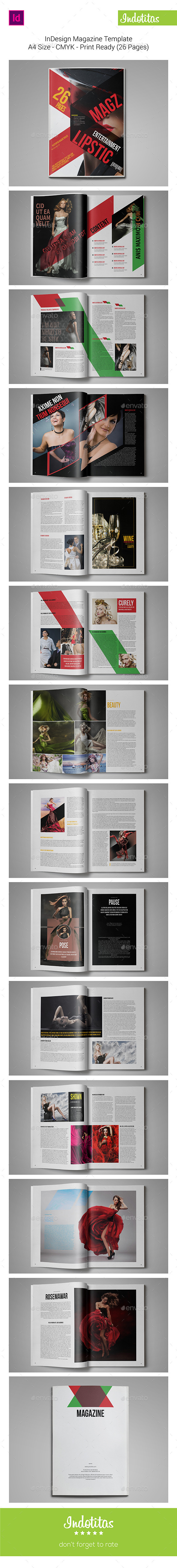 InDesign MagazineTemplate - Magazines Print Templates