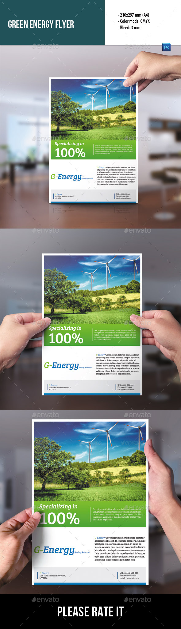 Green Energy Flyer - Corporate Flyers