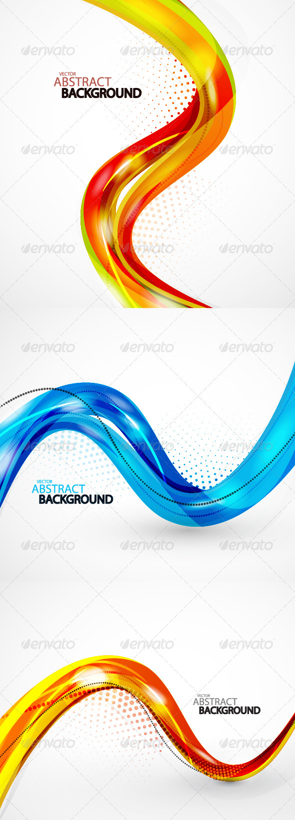 Pack of abstract backgrounds - Abstract Conceptual