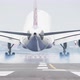 Heavy Plane Landing - Slowmotion - VideoHive Item for Sale
