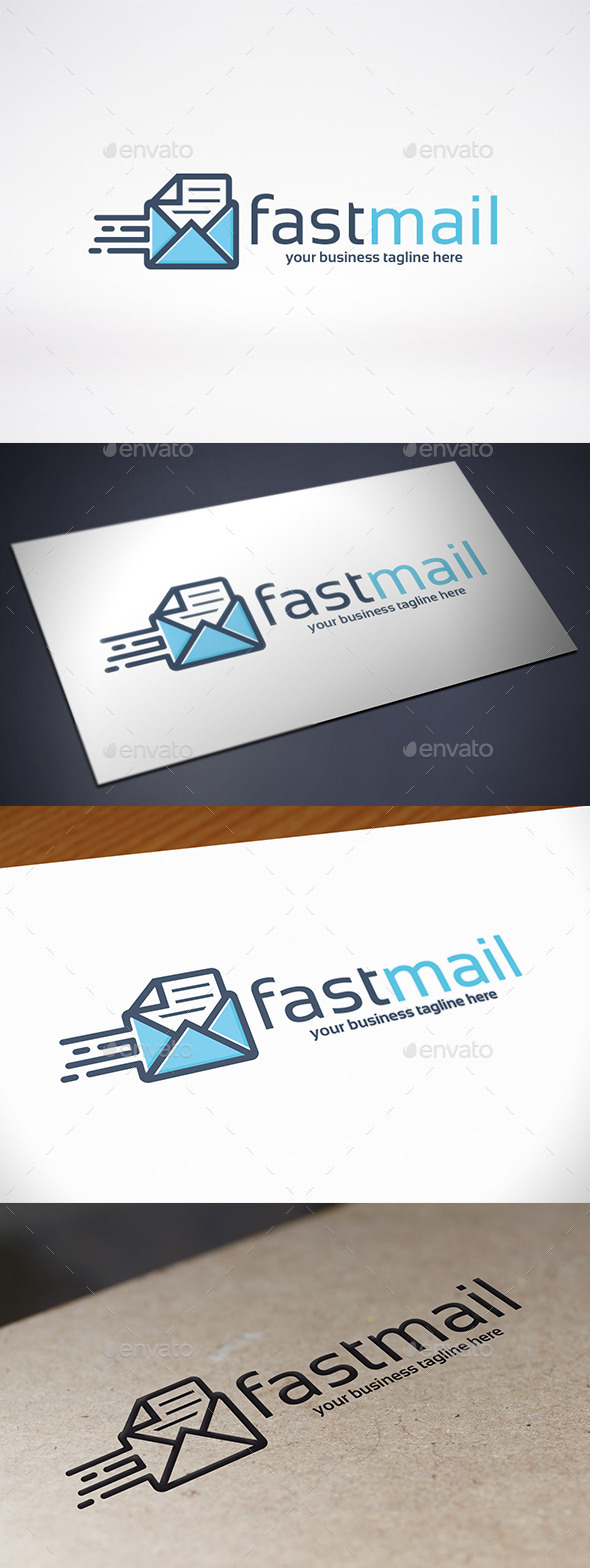 Fast Mail Logo Template - Objects Logo Templates