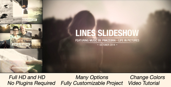 Lines Slideshow - VideoHive 9105803