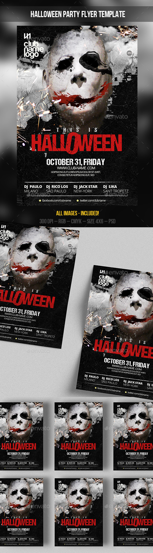 Halloween Party Flyer Template