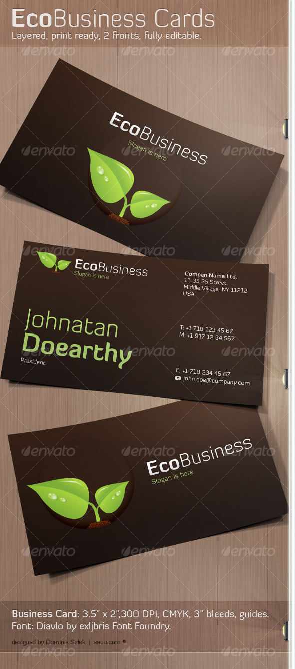 EcoBusiness Card - Creative Business Cards