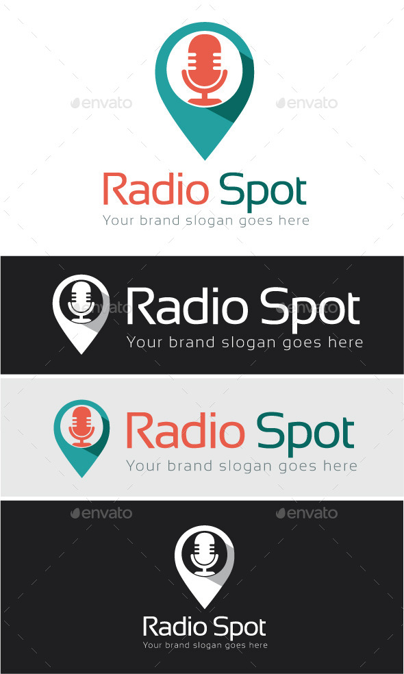 Radio Locator Logo Template - Symbols Logo Templates