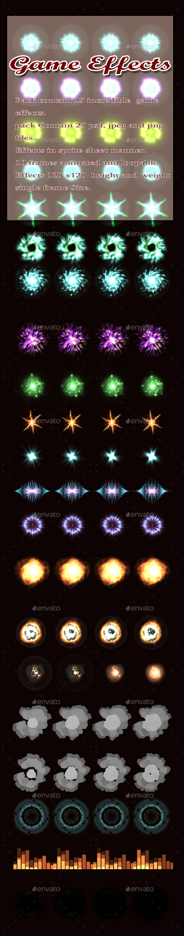 Game Effects - Sprites Game Assets