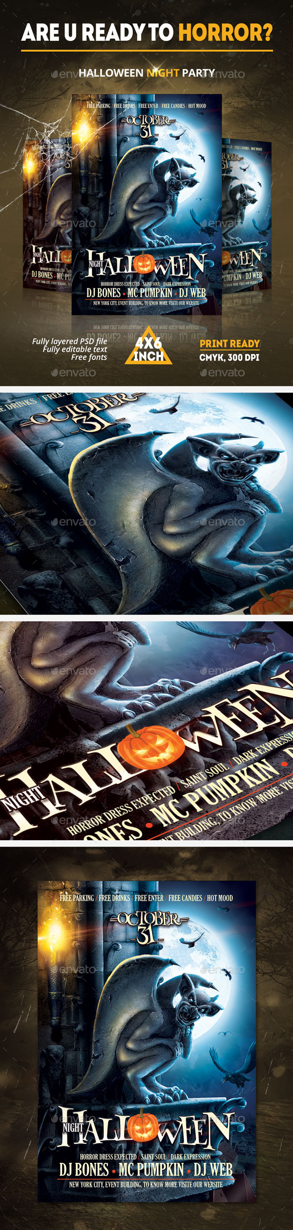 Halloween Night Flyer - Clubs & Parties Events