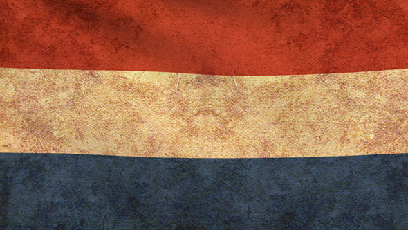 Netherlands Flag 2 Pack – Grunge and Retro
