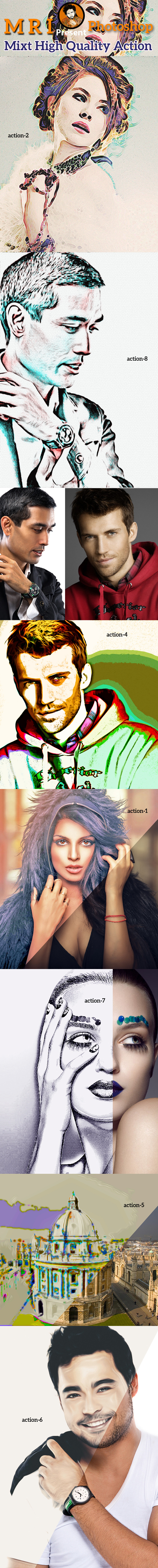 Mixt High Quality Action - Actions Photoshop