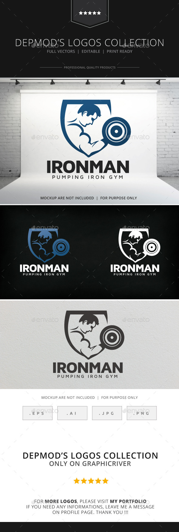 Iron Man Logo - Humans Logo Templates