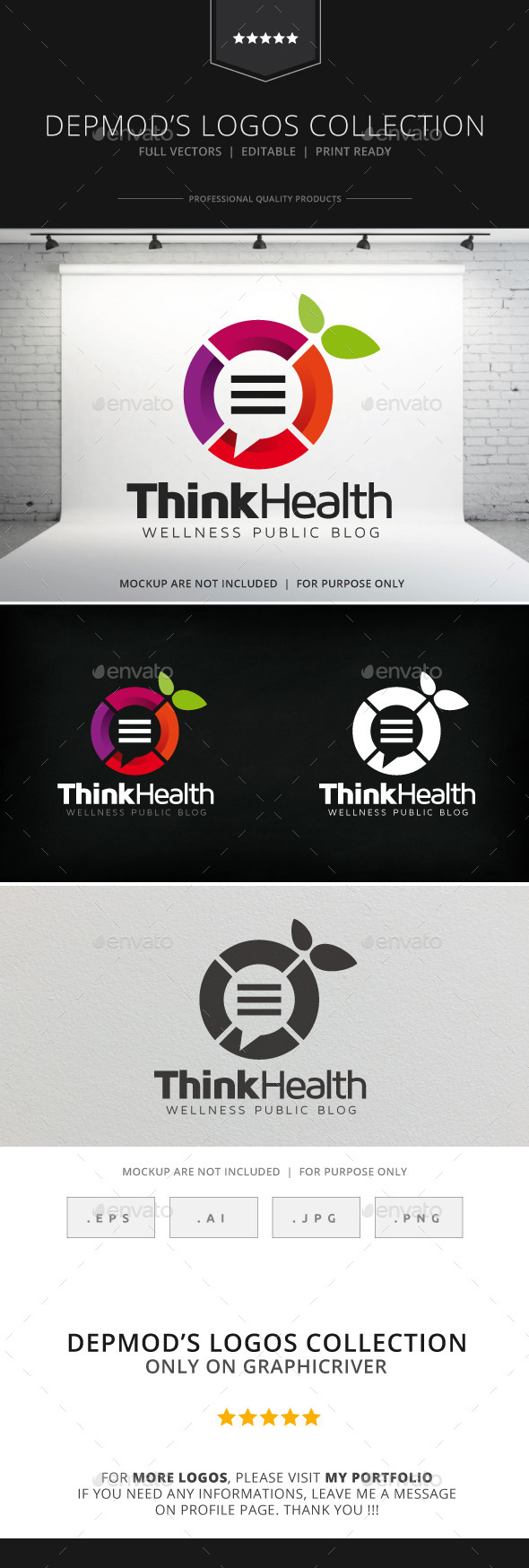 Think Health Logo - Symbols Logo Templates