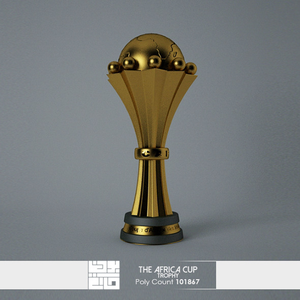 The African Cup Trophy 3D Model by BHatem 3DOcean