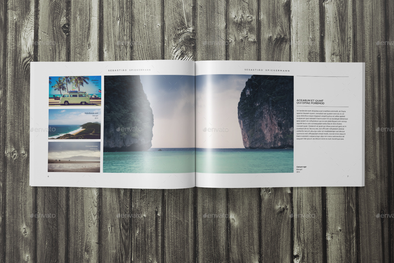 Indesign Landscape Photo Book Template By Sacvand Graphicriver