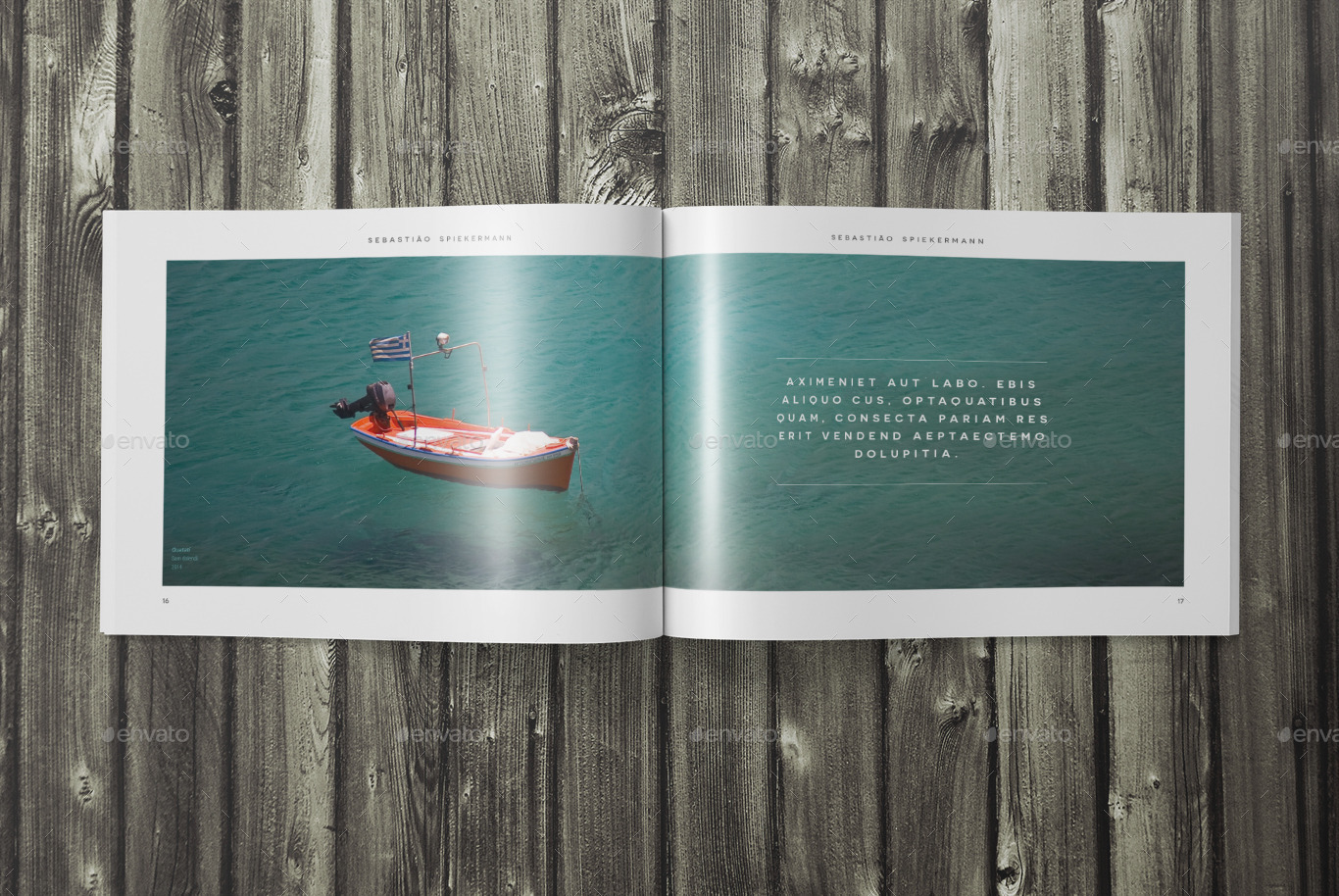 Indesign landscape photo book template, Print Templates | GraphicRiver