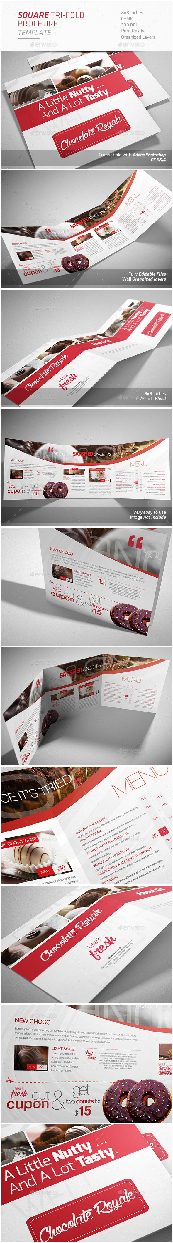 Square Tri-fold Brochure - Corporate Brochures
