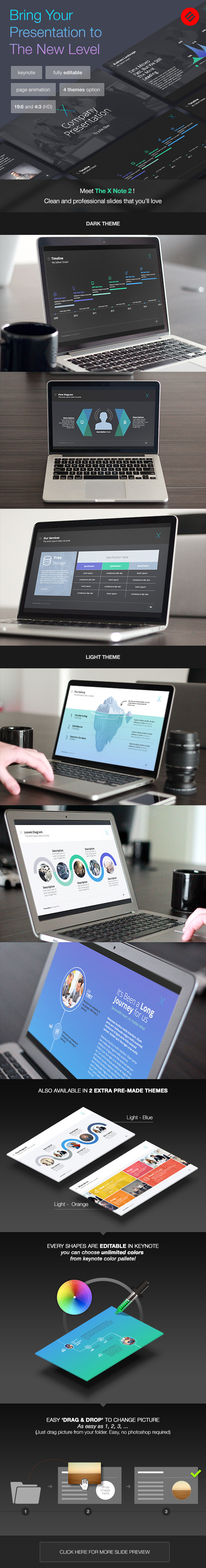 The X-note (Volume 2) - Keynote Template - Keynote Templates Presentation Templates