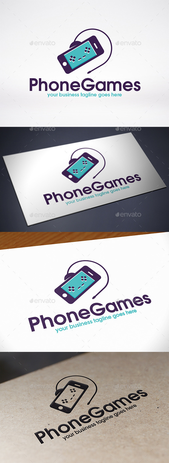Phone Game Logo Template - Objects Logo Templates