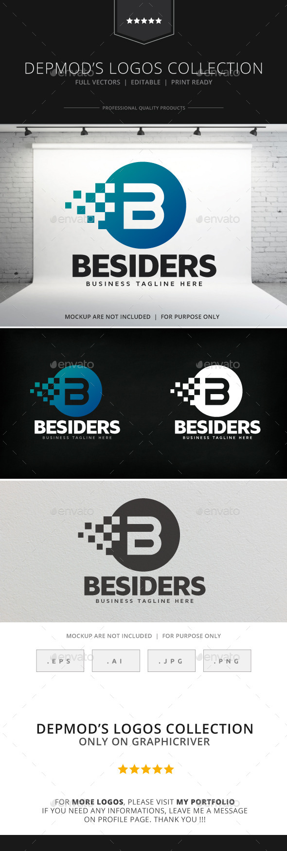 Besiders V.02 Logo - Letters Logo Templates