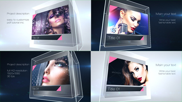 Glass Cube Displays - VideoHive 9130151