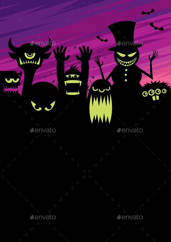 Monsters Background - Monsters Characters