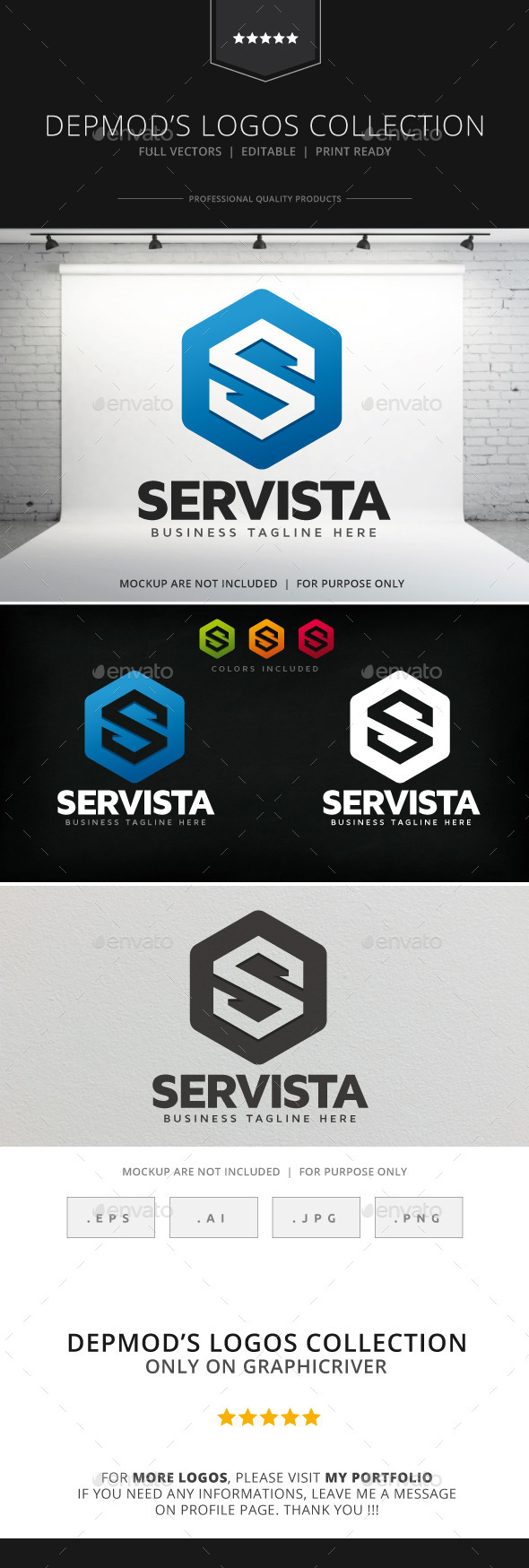 Servista Logo - Letters Logo Templates