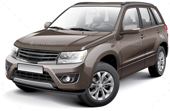 Japanese Compact Crossover - Man-made Objects Objects