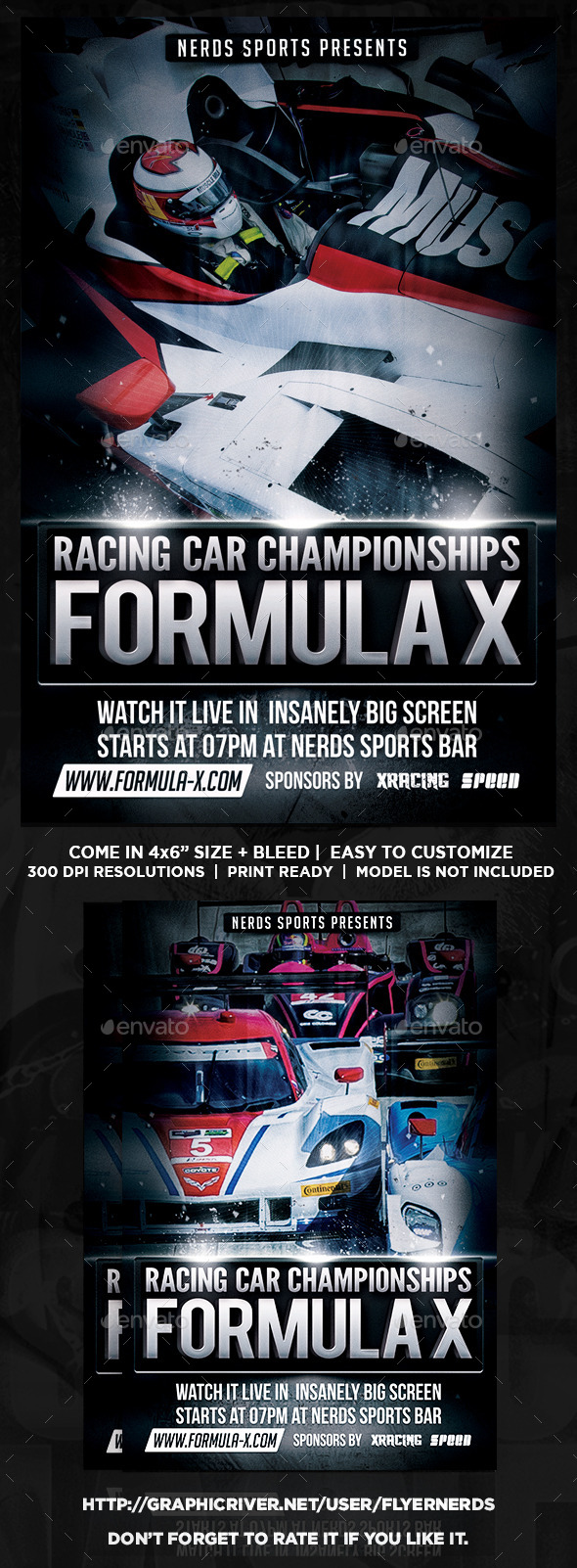 Formula X Championships Flyer - Sports Events