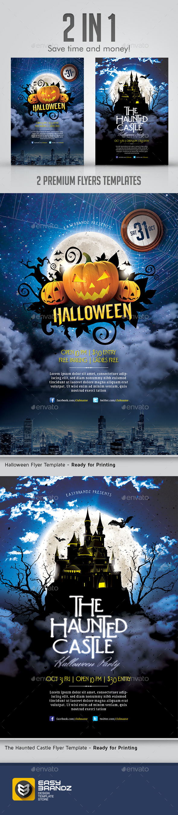 Halloween Flyer Bundle - Events Flyers