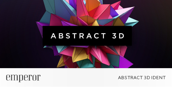Abstract 3D Ident - VideoHive 9136444