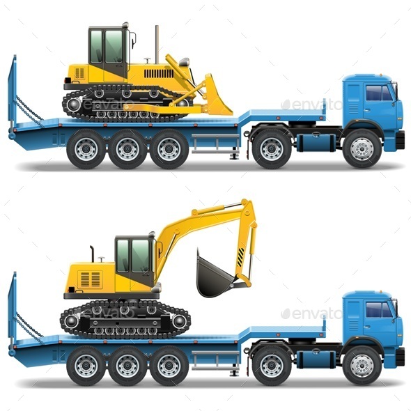 Trailer with Tractor - Industries Business