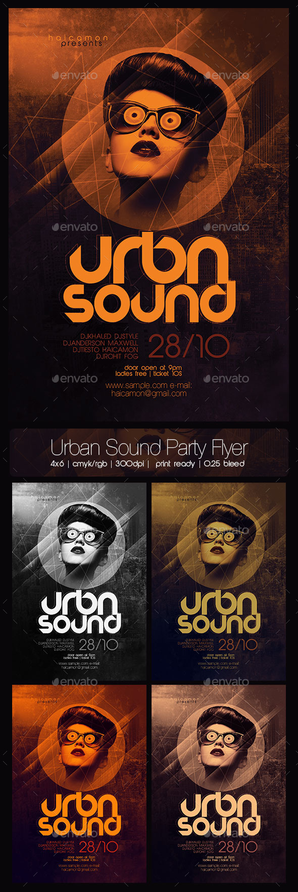 Urban Sound Party Flyer