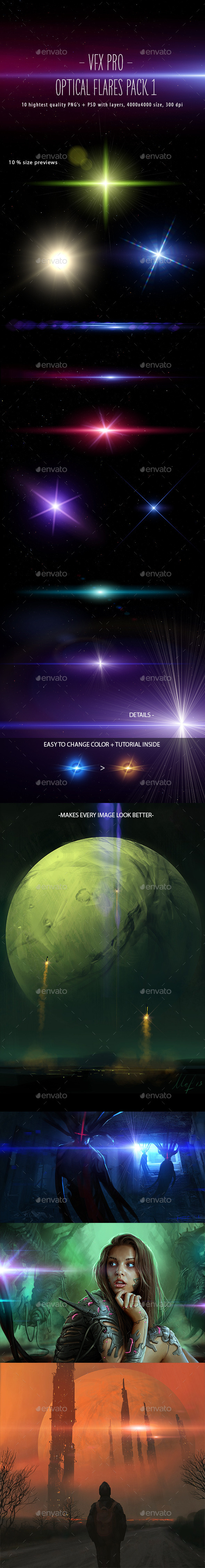 VFX PRO: Optical Flares Pack 1 - Miscellaneous Graphics