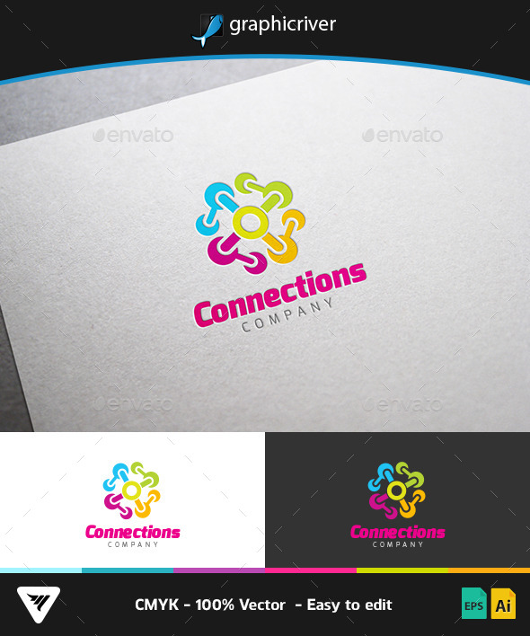 Connections Logo - Logo Templates