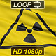 Realistic radiation flag waving on the wind. - VideoHive Item for Sale