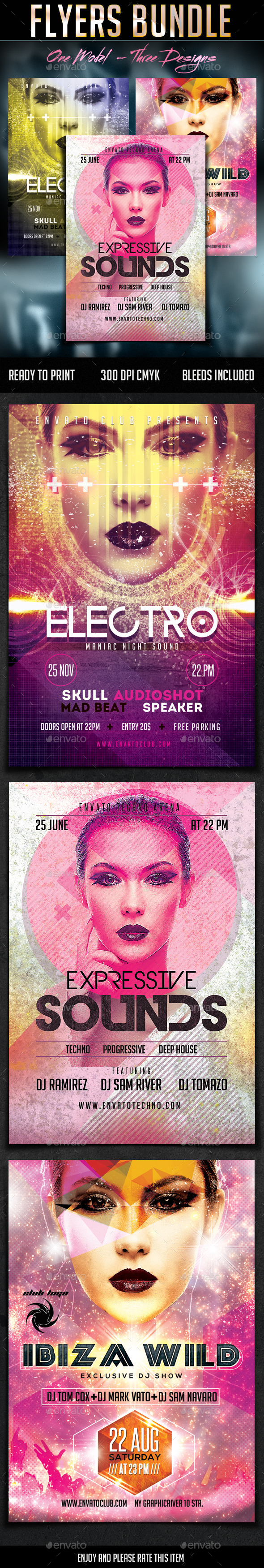 Flyers Bundle - Clubs & Parties Events