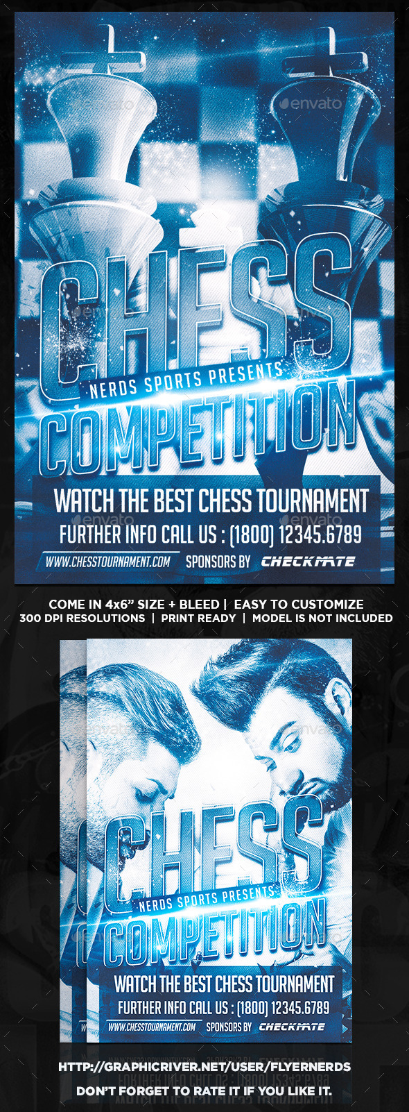 Chess Competition Flyer - Sports Events