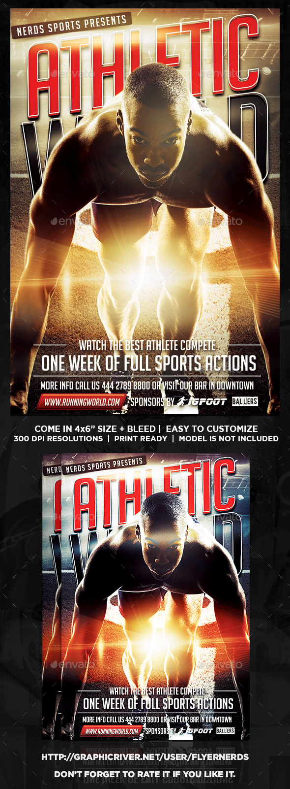Athletic Competition Sports Flyer - Sports Events