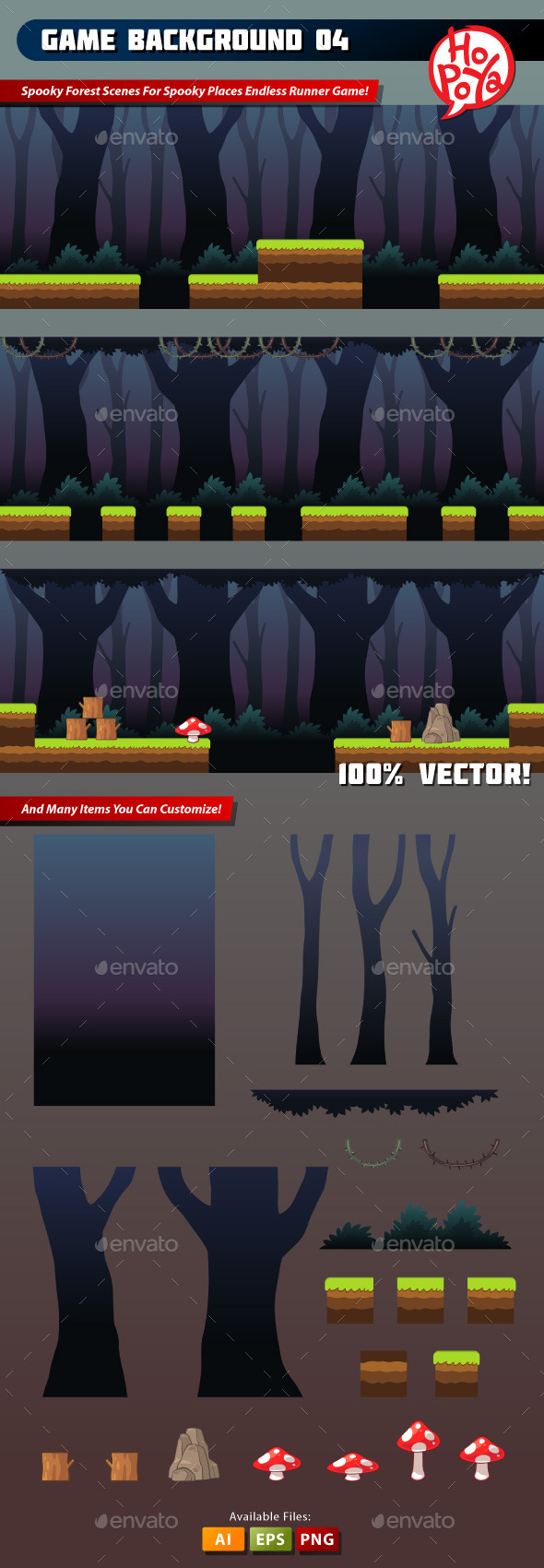 Game Background 04 - Backgrounds Game Assets