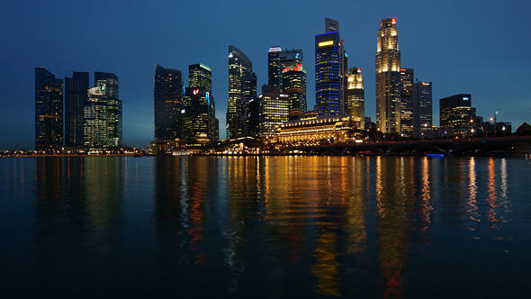 Singapore At Night