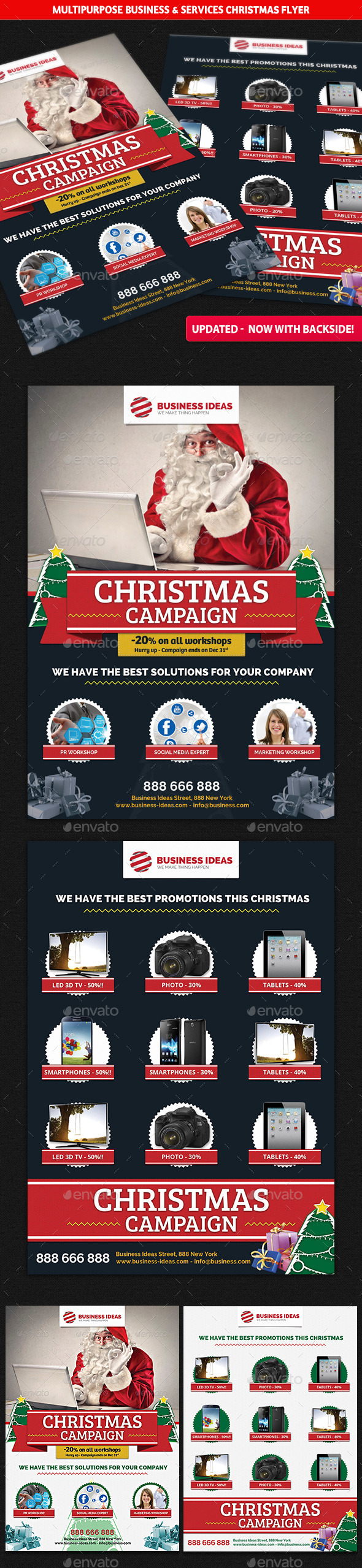 Multipurpose Business Christmas Flyer - Commerce Flyers
