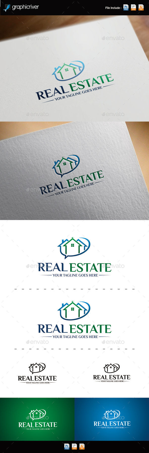 Real Estate Logo Template