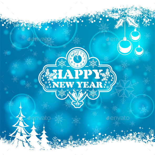 New Year Frame - New Year Seasons/Holidays