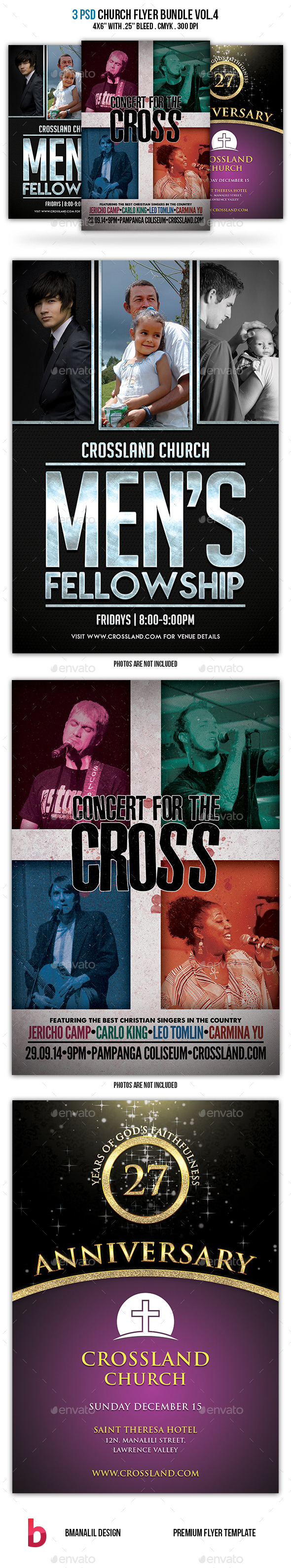 Church Flyer Bundle Vol.4 - Church Flyers