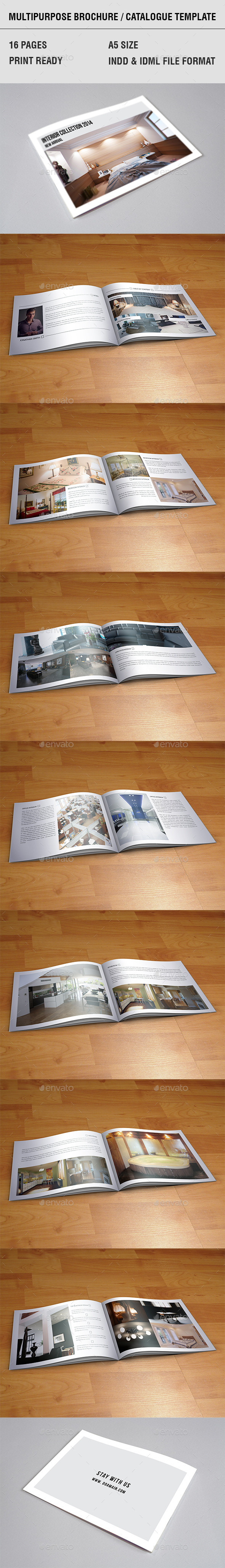 Multipurpose Brochure / Catalogue Template - Catalogs Brochures