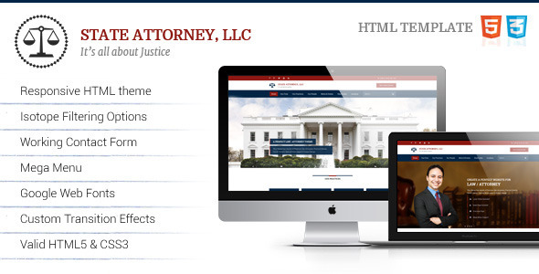 Attorney and Legal | Lawyer HTML Template