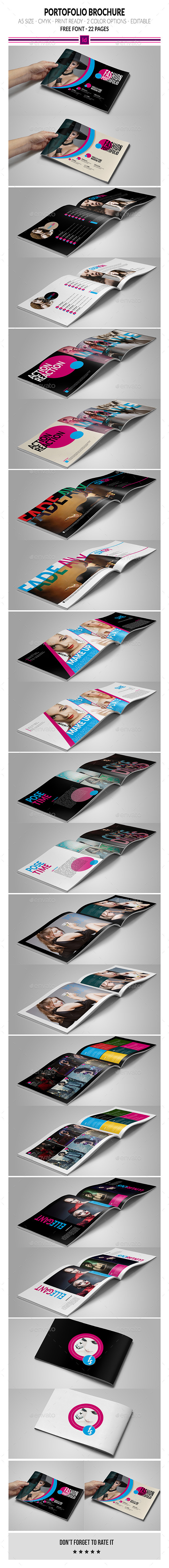 Fashion Portofolio Brochure Template 22 Pages - Portfolio Brochures