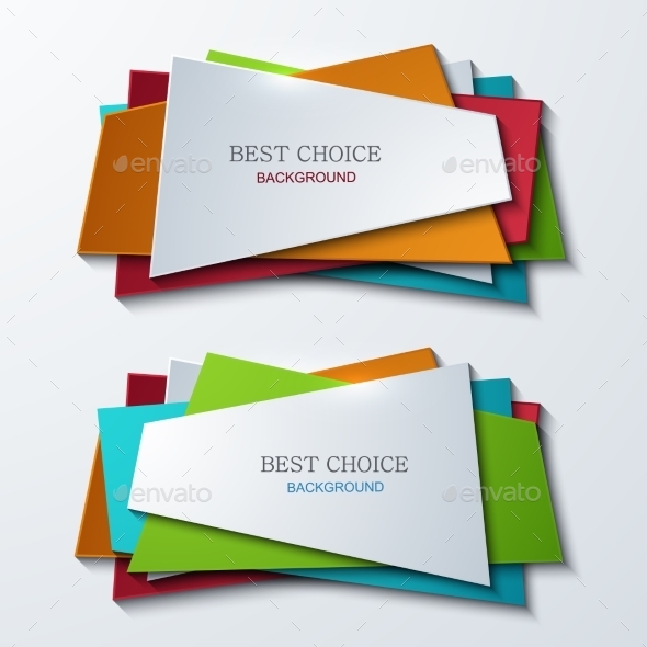 Vector Modern Banners Element Design - Web Technology