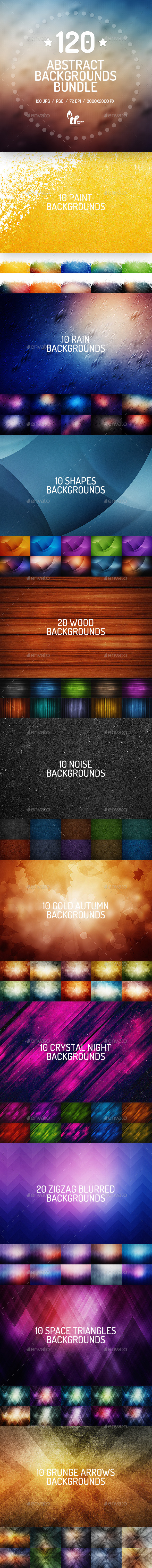 120 Abstract Backgrounds Bundle - Abstract Backgrounds